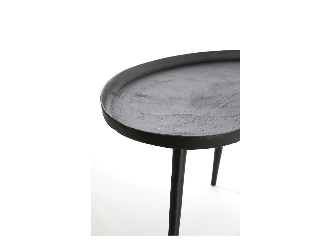 Table d'appoint LIENZ - 80x60x36cm - Noir