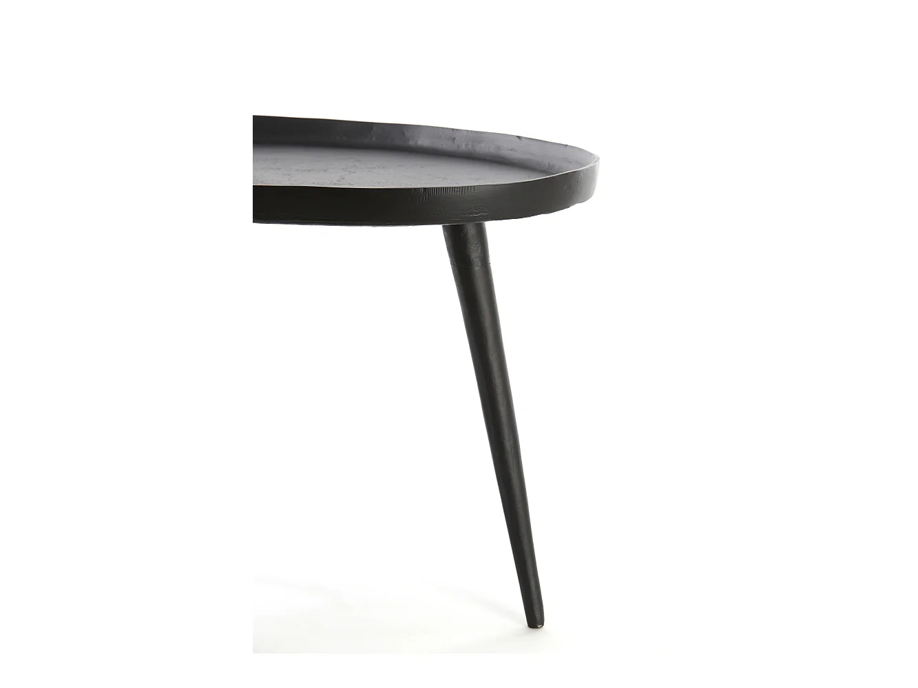 Table d'appoint LIENZ - 80x60x36cm - Noir