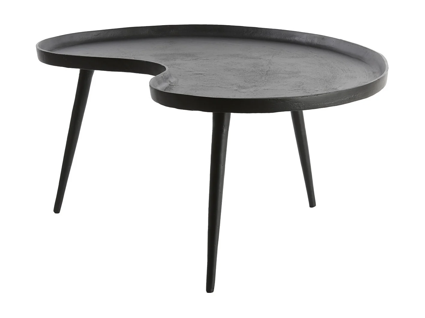 Table d'appoint LIENZ - 80x60x36cm - Noir