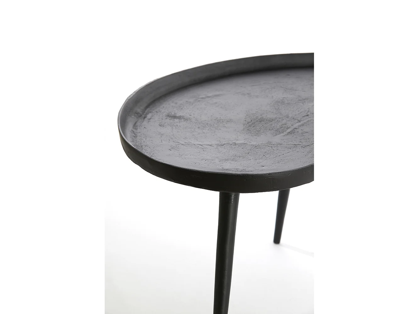 Table d'appoint LIENZ - 80x60x36cm - Noir