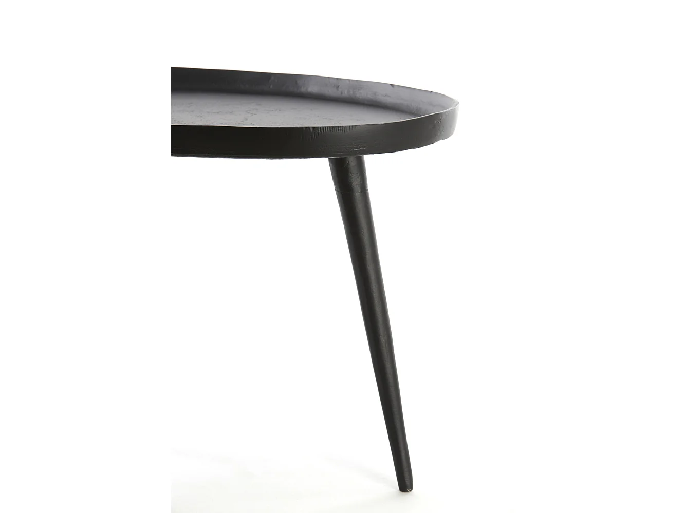Table d'appoint LIENZ - 80x60x36cm - Noir
