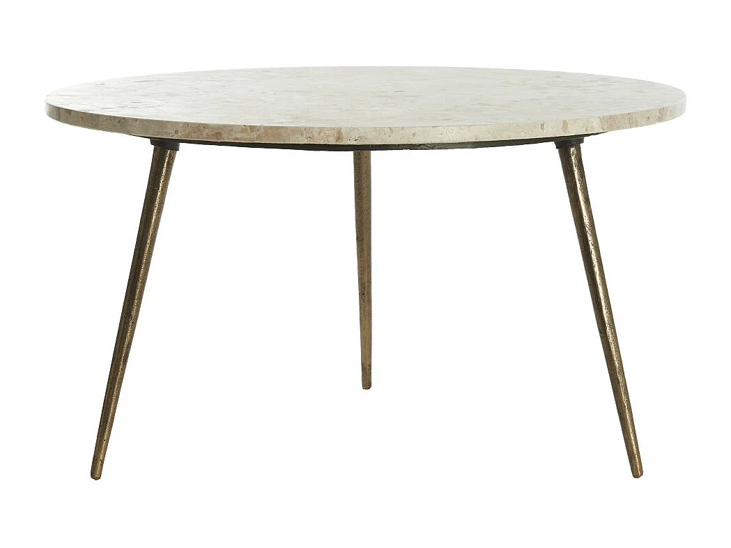 Bijzettafel ZECA - Ø67x37cm - Grijs