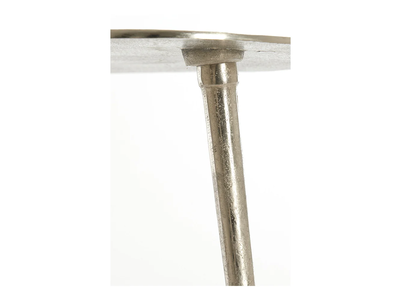 Table d'appoint LINOS - 67x49x41cm - Argent