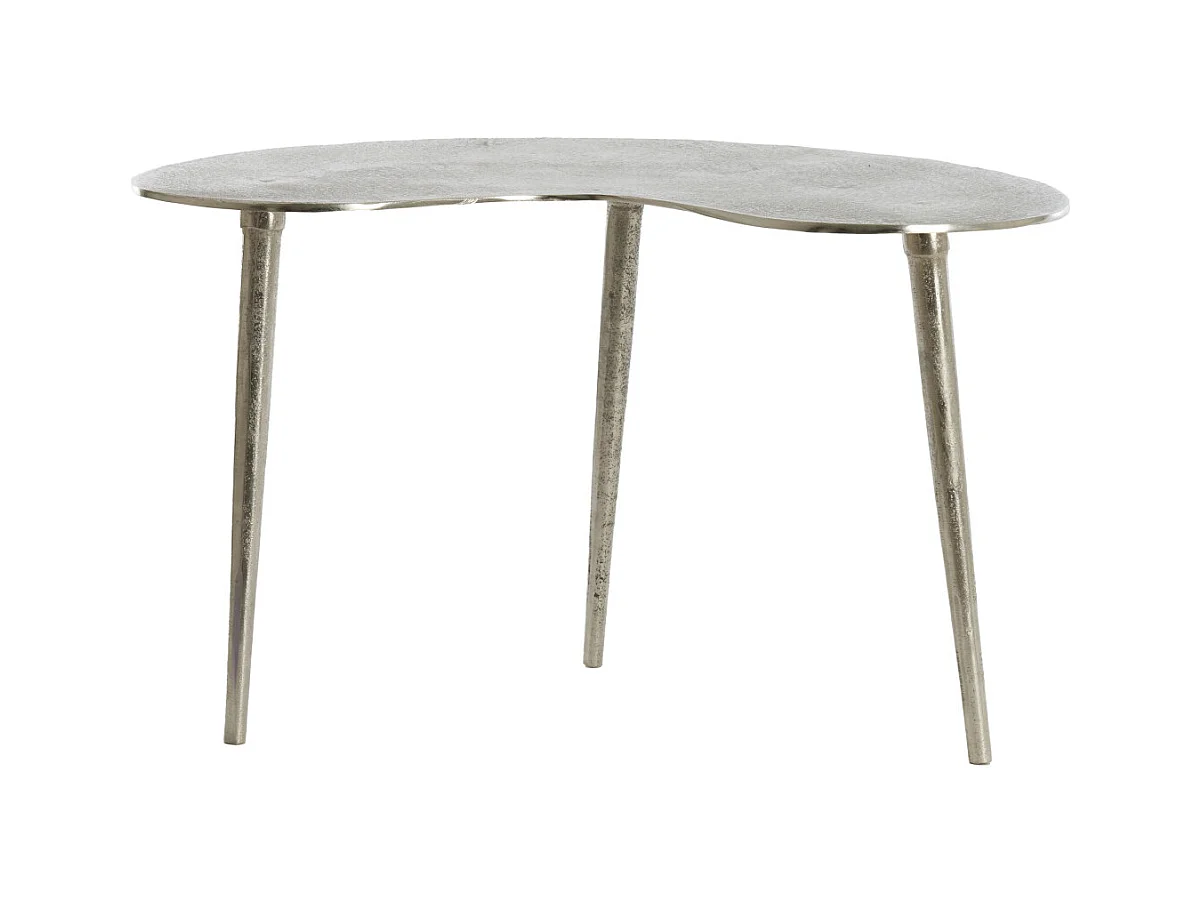 Bijzettafel LINOS - 67x49x41cm - Zilver