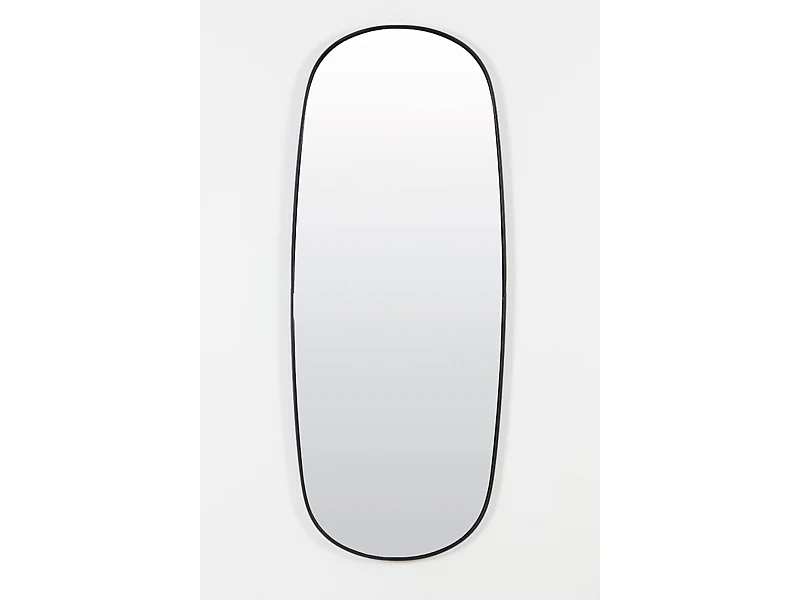 Spiegel LIBRA - 40x1.5x100cm - Zwart