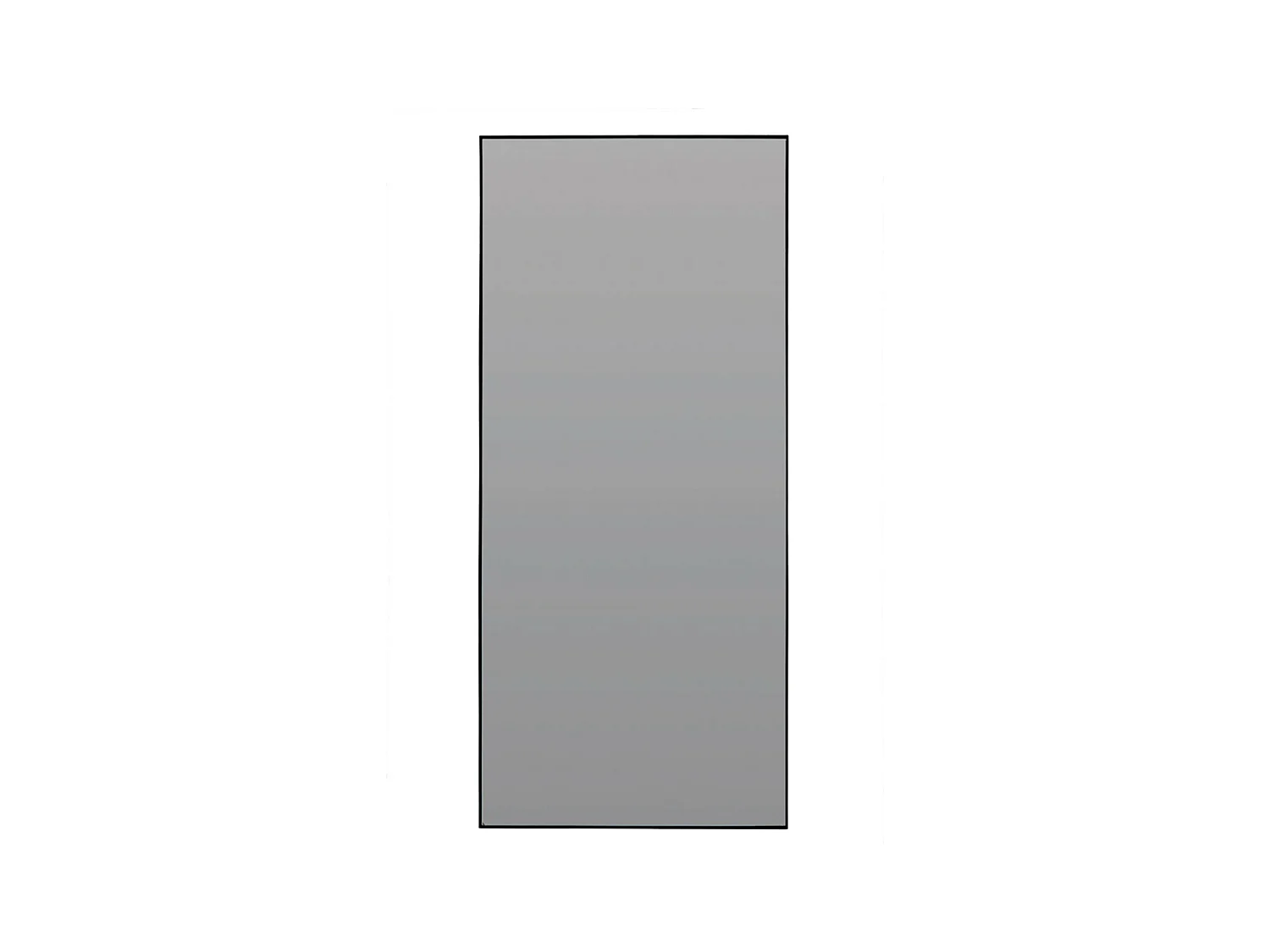 Miroir ZENETA - 80x1,5x180cm - Gris