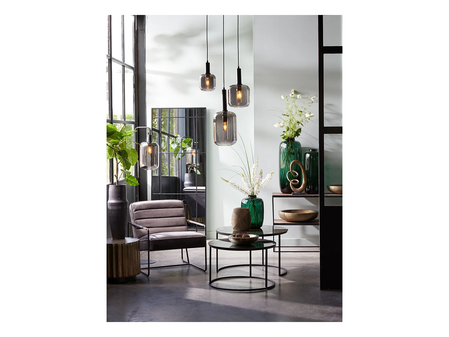 Miroir RINCON - 77x3x183cm - Noir