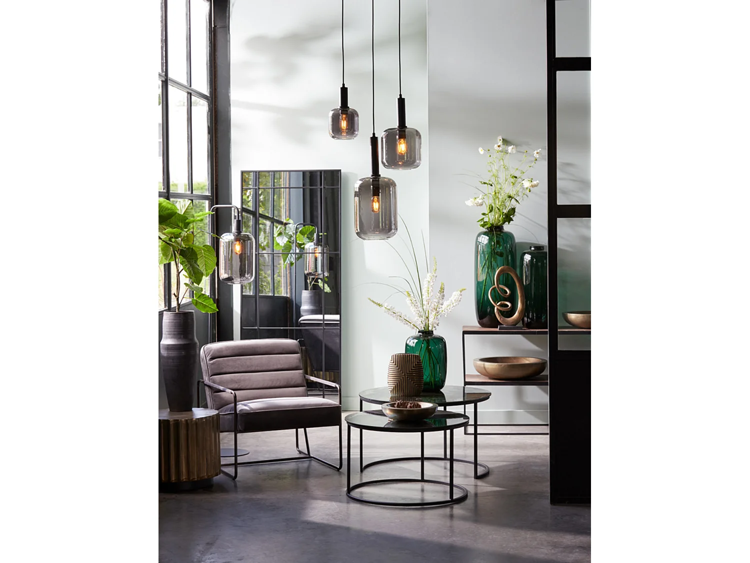 Miroir RINCON - 77x3x183cm - Noir