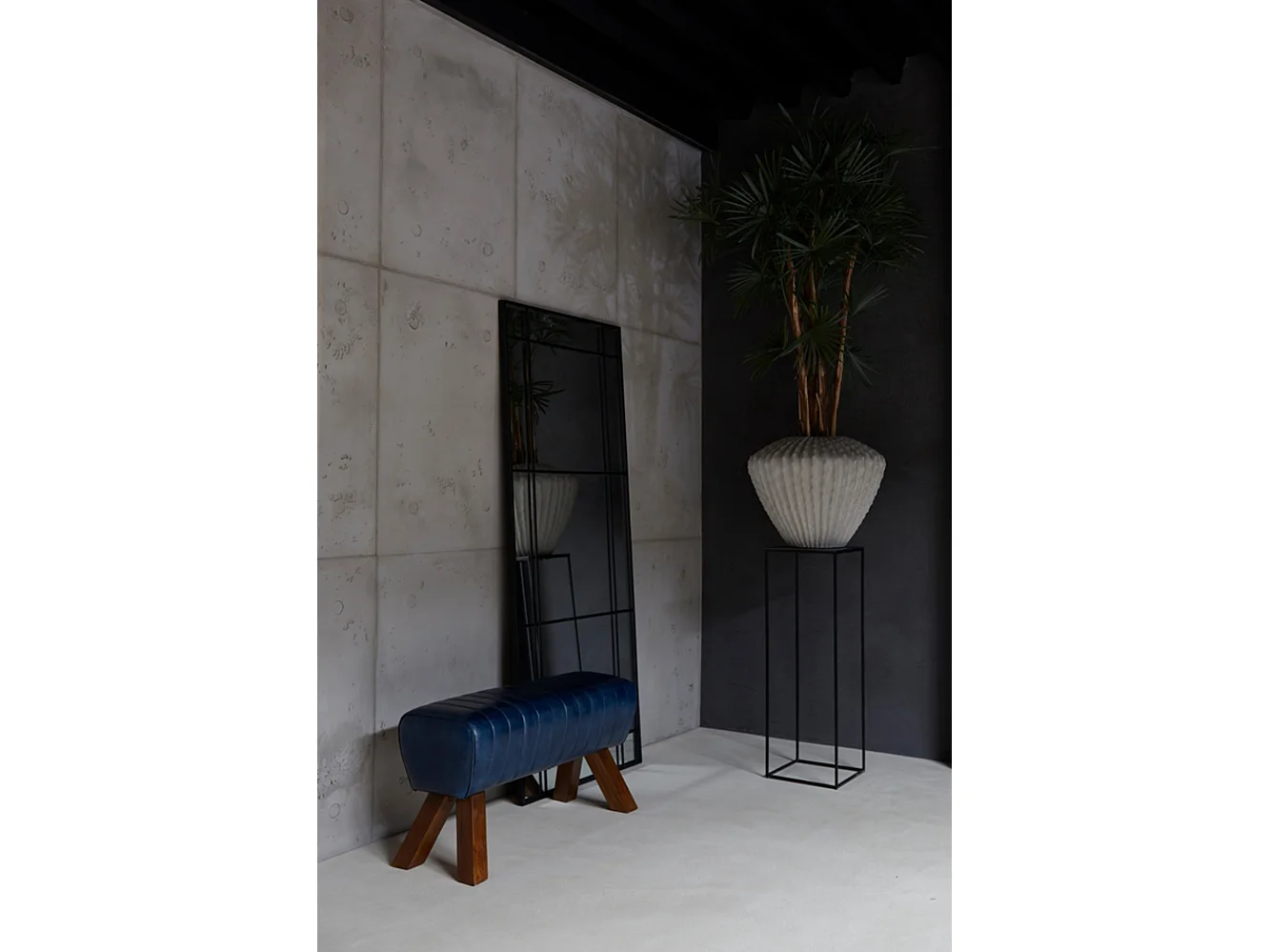 Miroir RINCON - 77x3x183cm - Noir