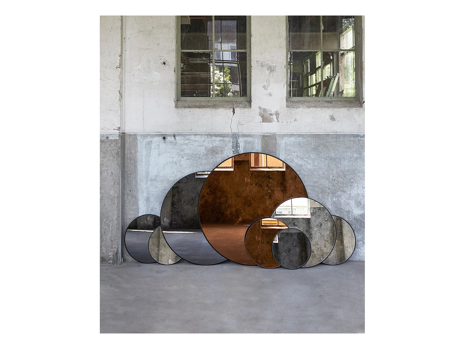 Miroir ESPEJO - 50x1,5x50cm - Noir