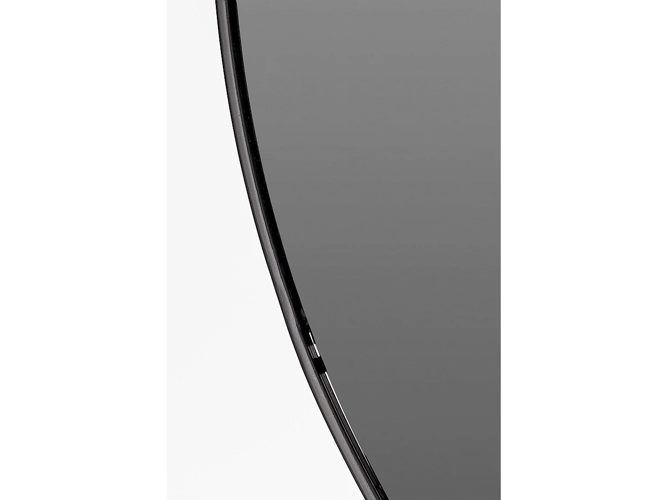 Spiegel ESPEJO - 50x1.5x50cm - Zwart