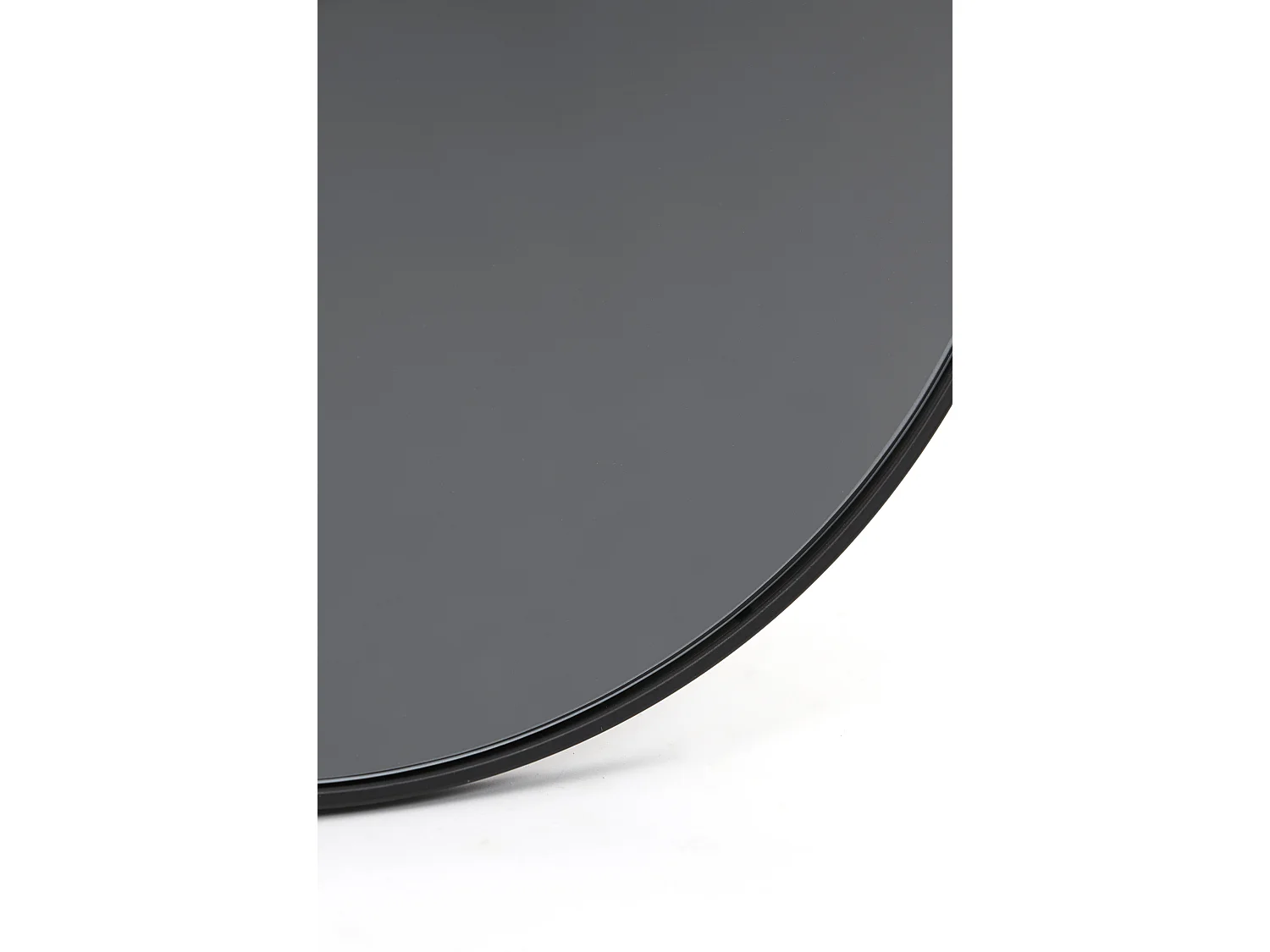 Spiegel ESPEJO - 50x1.5x50cm - Zwart