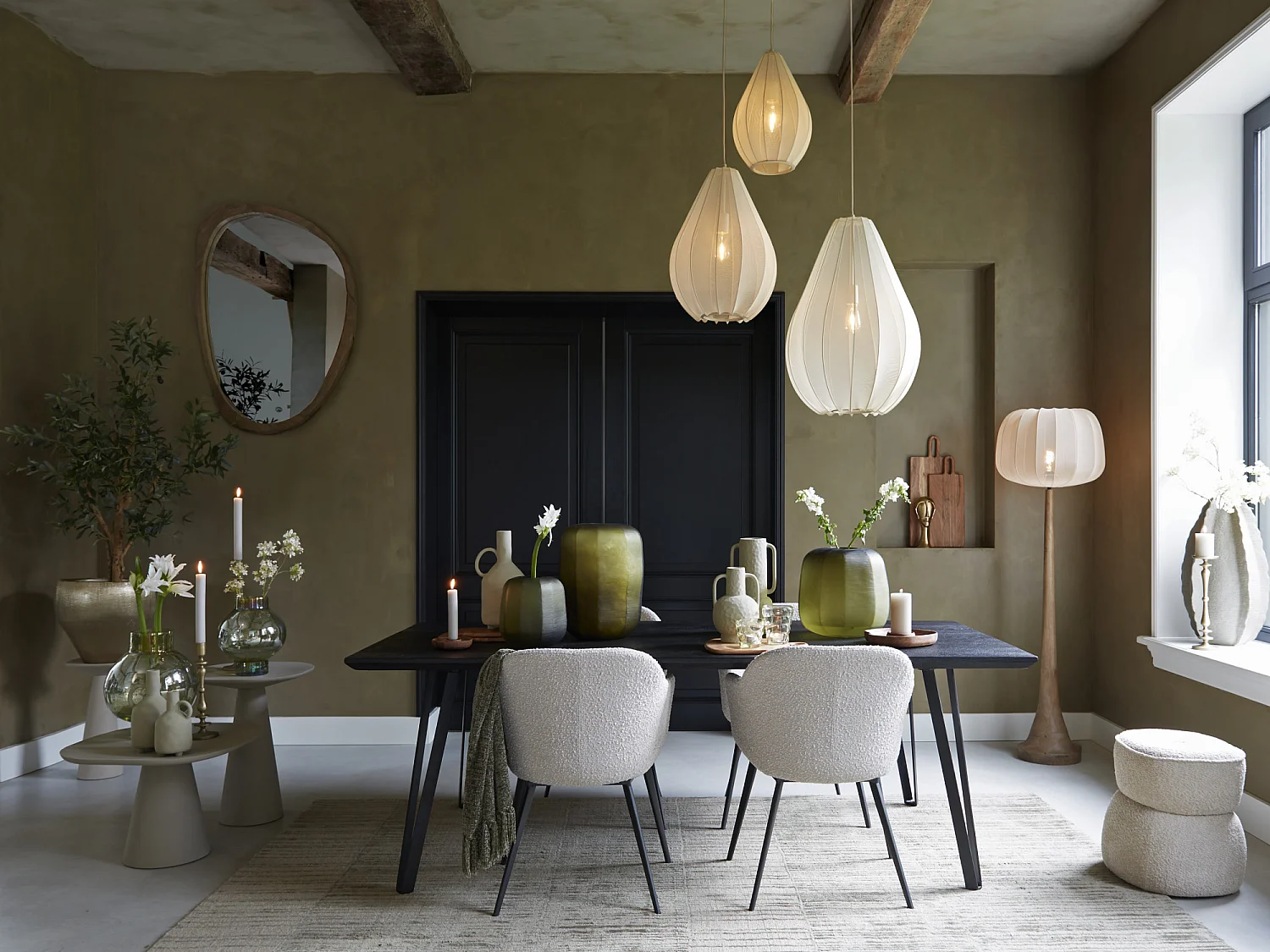 Miroir SONORA - 120x5x80cm - Marron