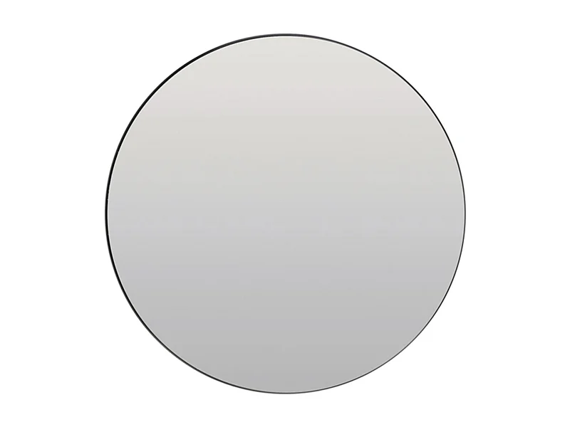 Spiegel ESPEJO - 96x1.5x96cm - Zwart