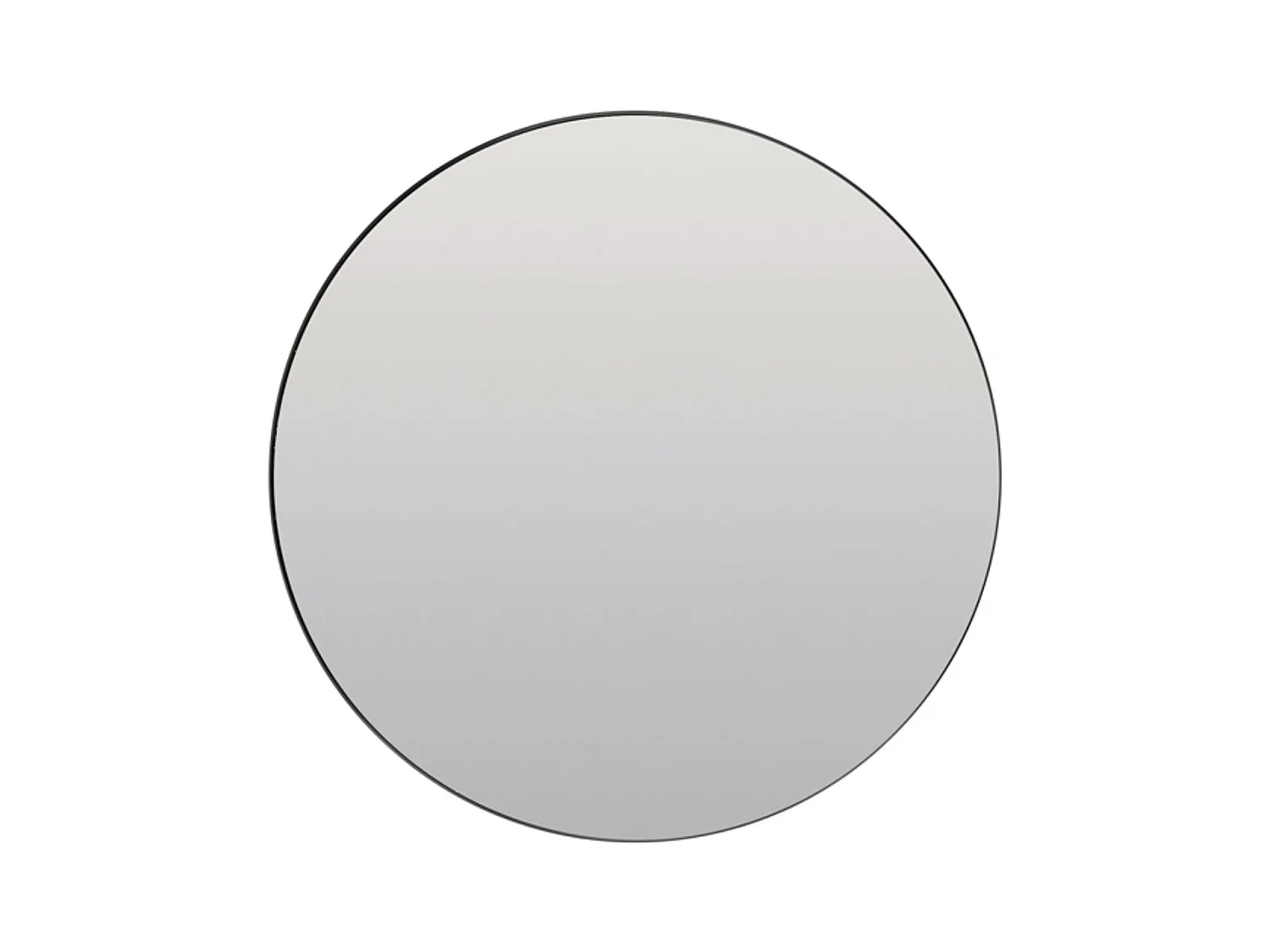 Spiegel ESPEJO - 96x1,5x96cm - Schwarz