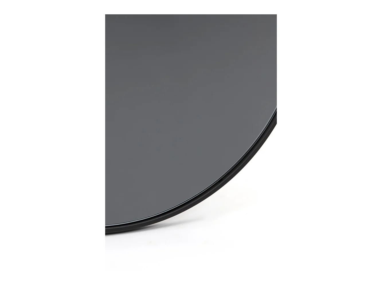 Spiegel ESPEJO - 96x1,5x96cm - Schwarz