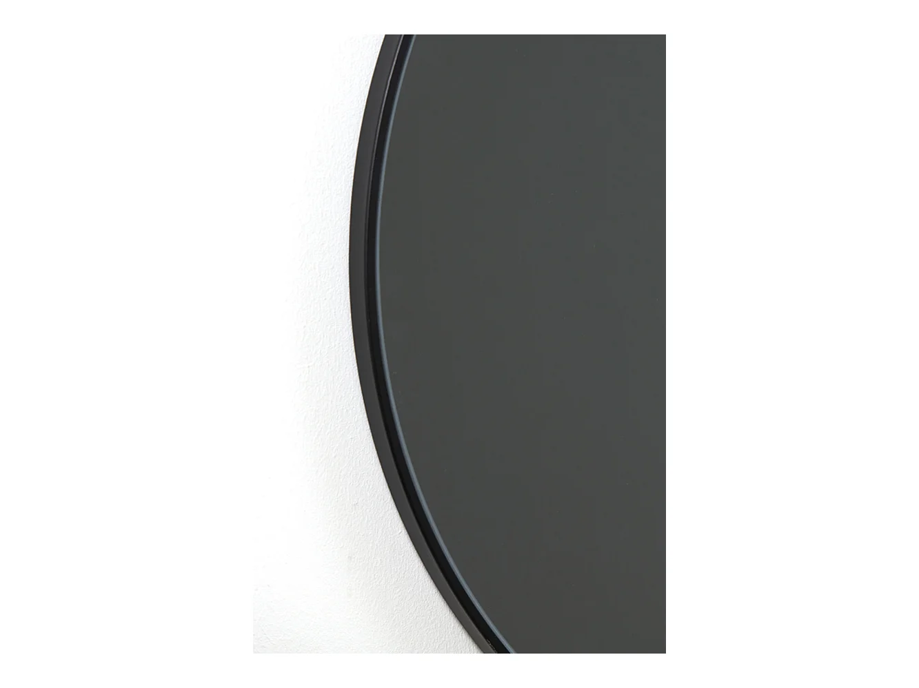 Spiegel ESPEJO - 96x1,5x96cm - Schwarz