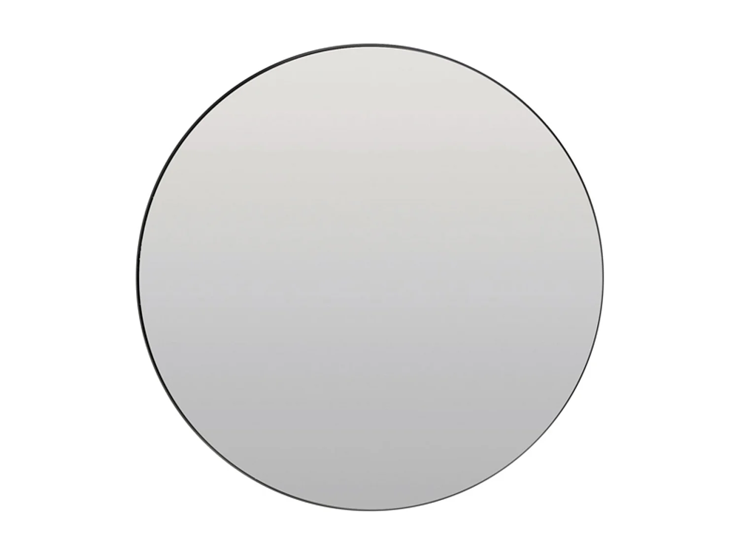 Spiegel ESPEJO - 96x1.5x96cm - Zwart