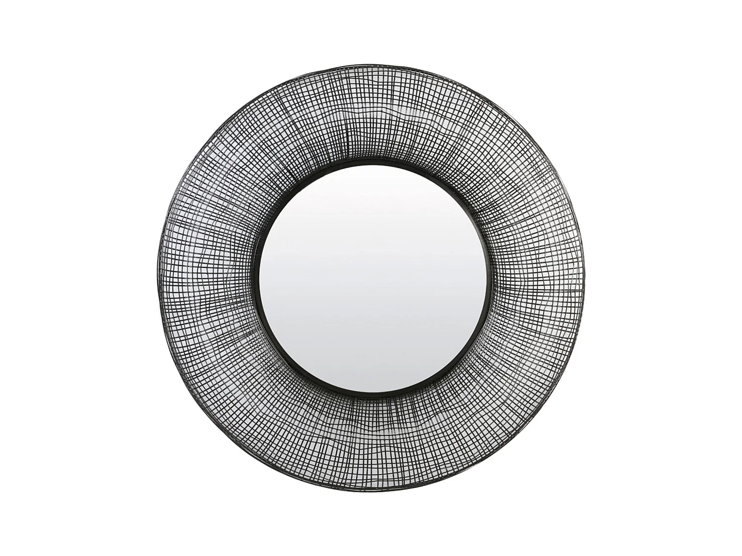 Miroir SAMAT - 89x12x89cm - Noir