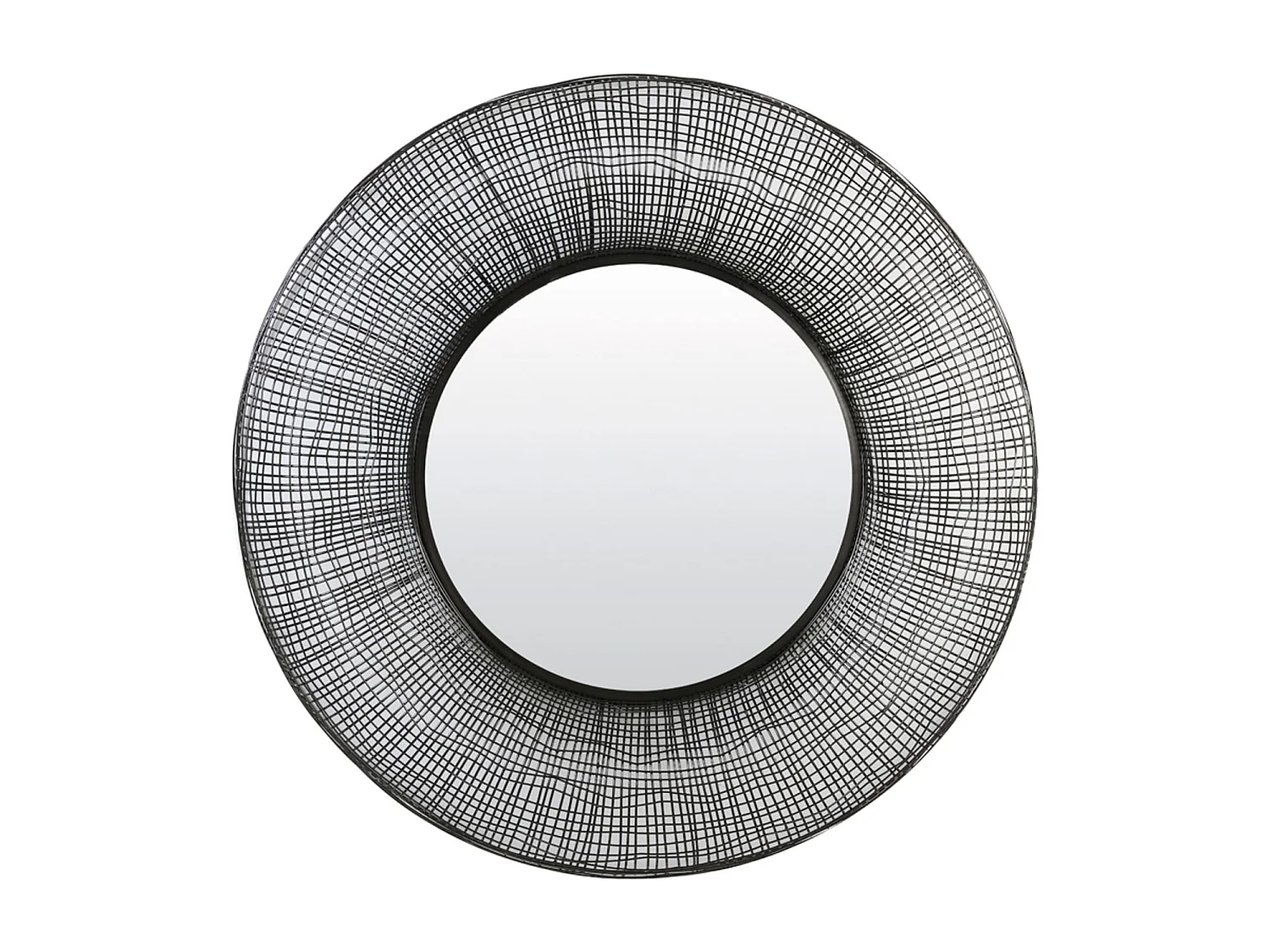 Miroir SAMAT - 89x12x89cm - Noir