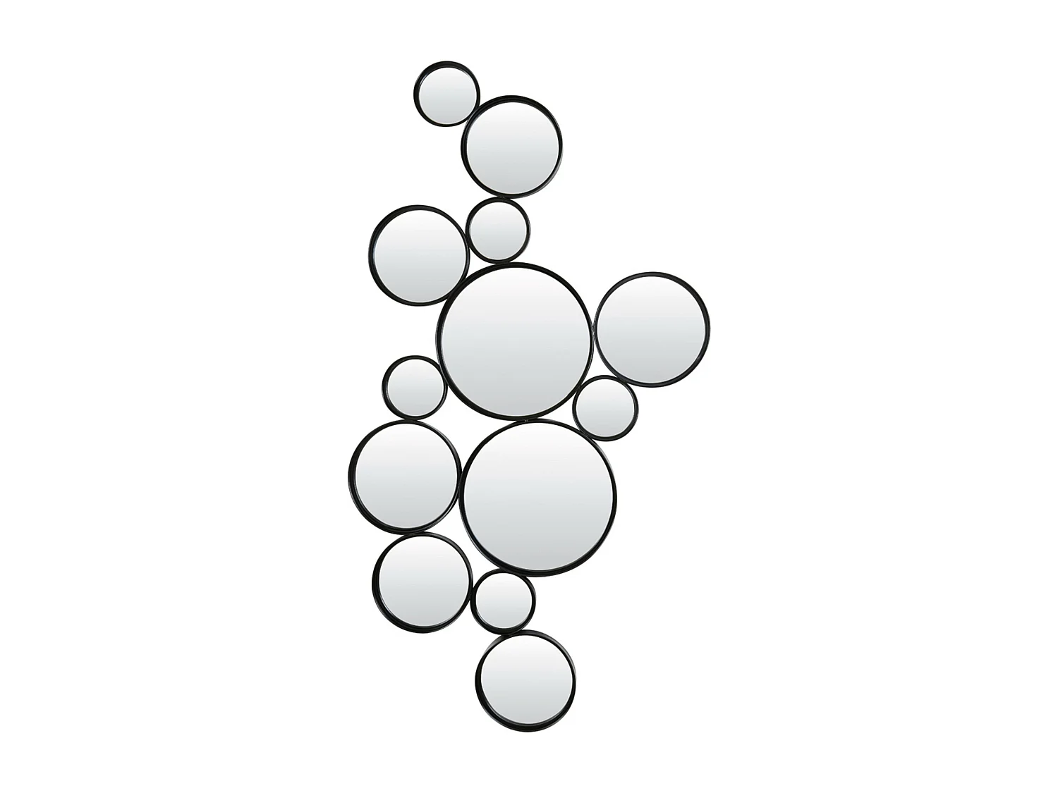 Miroir CIELO - 127x3,5x64,5cm - Noir