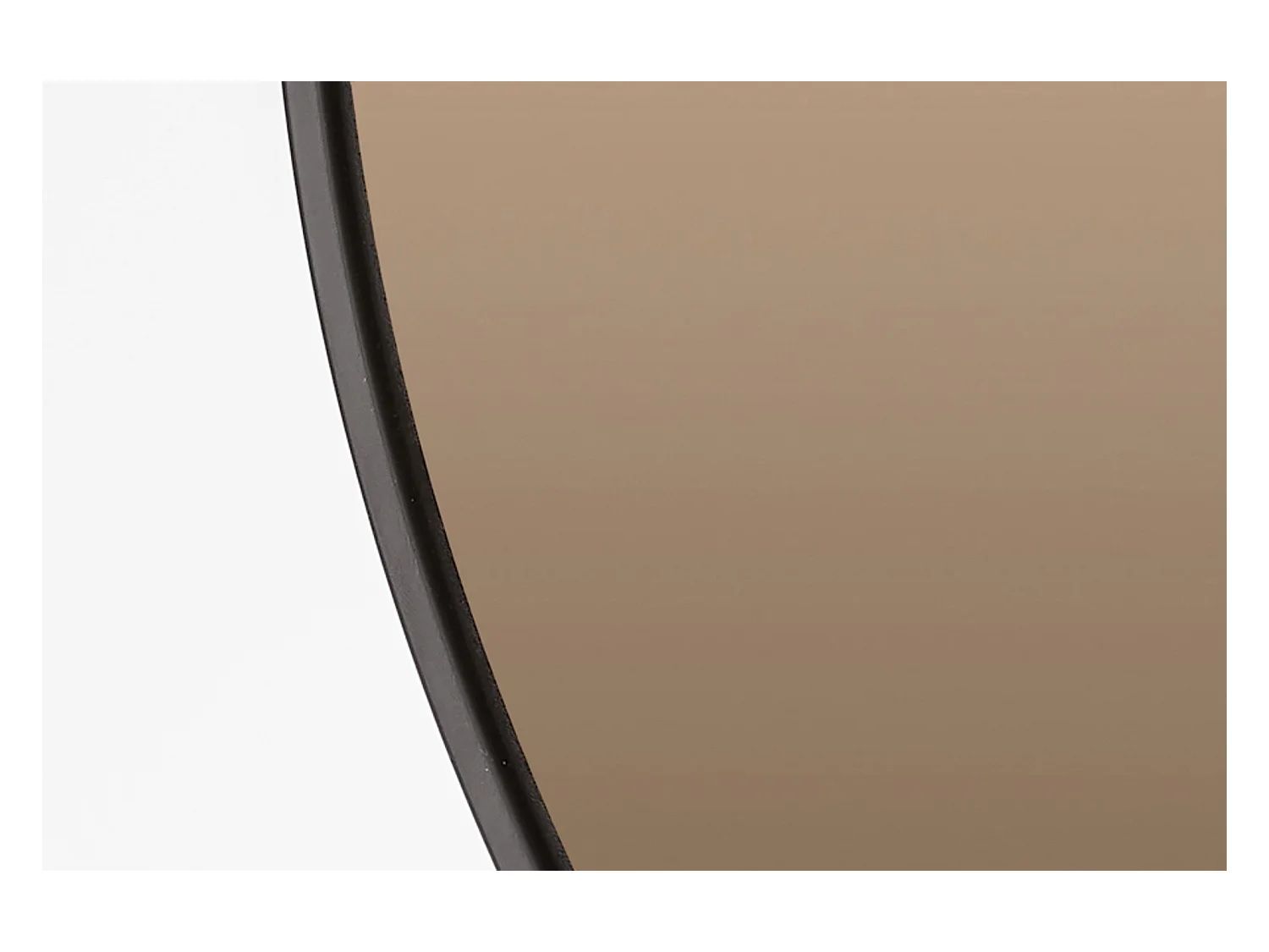 Spiegel ESPEJO - 96x1.5x96cm - Zwart