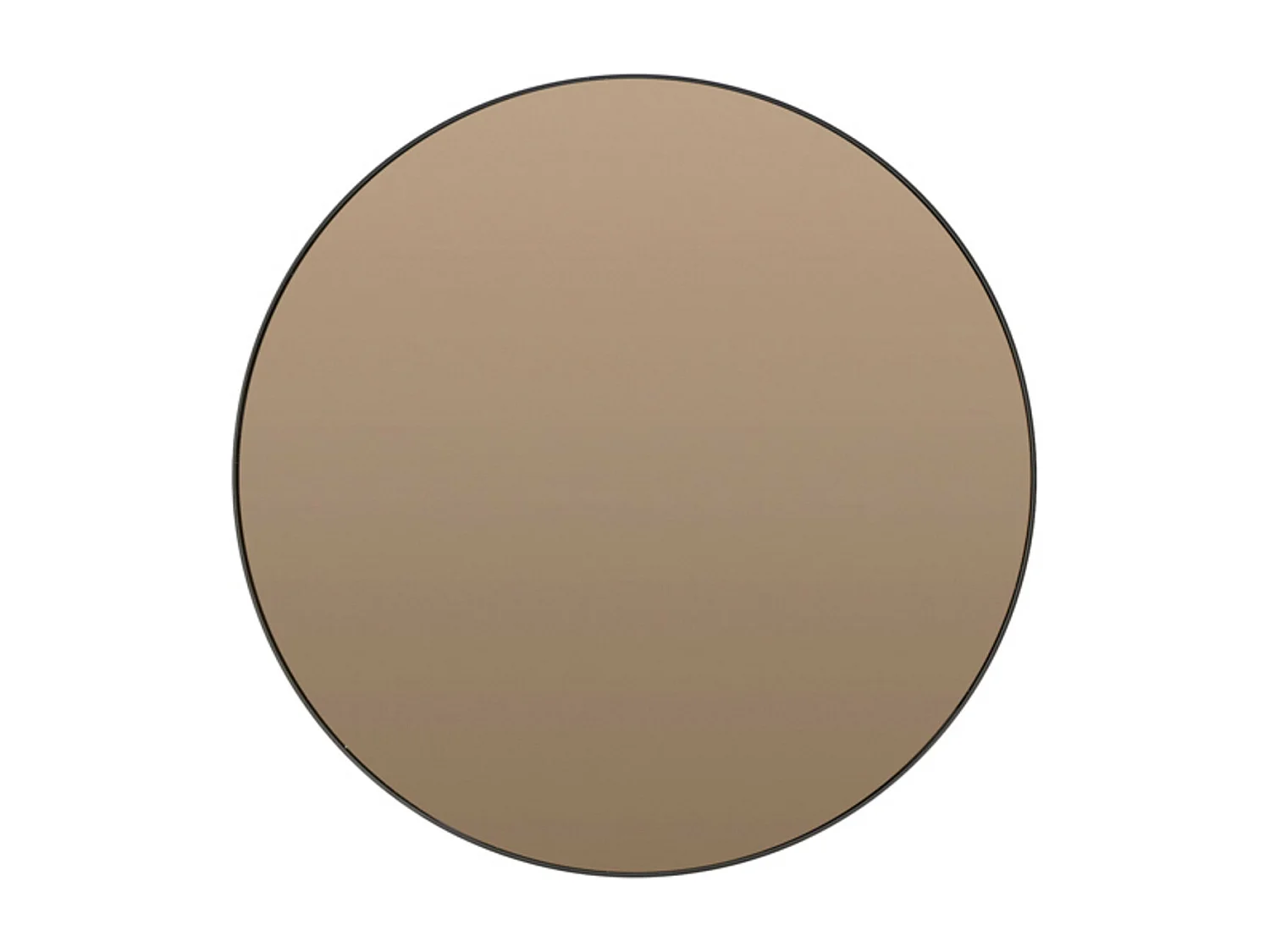 Spiegel ESPEJO - 96x1.5x96cm - Zwart