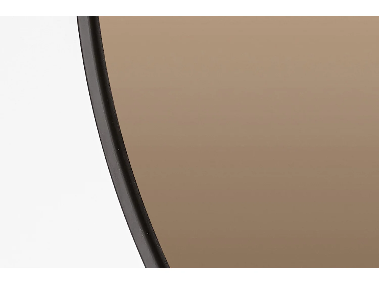 Spiegel ESPEJO - 96x1.5x96cm - Zwart