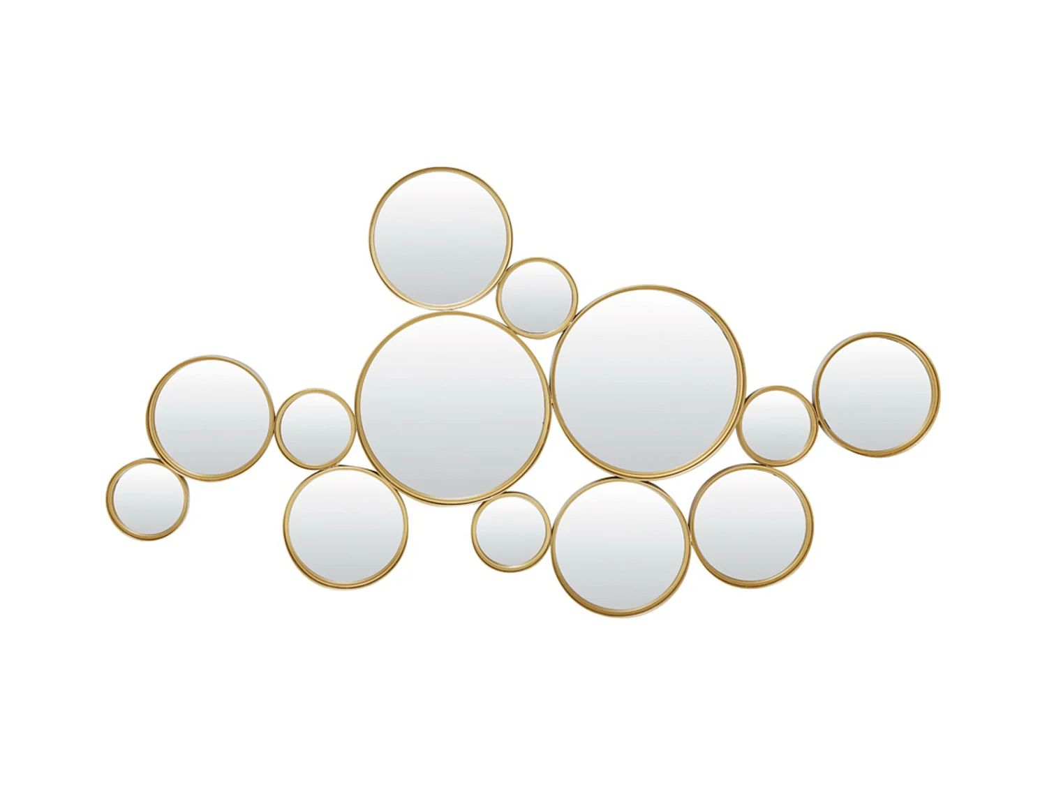 Miroir CIELO - 127x3,5x64,5cm - Doré