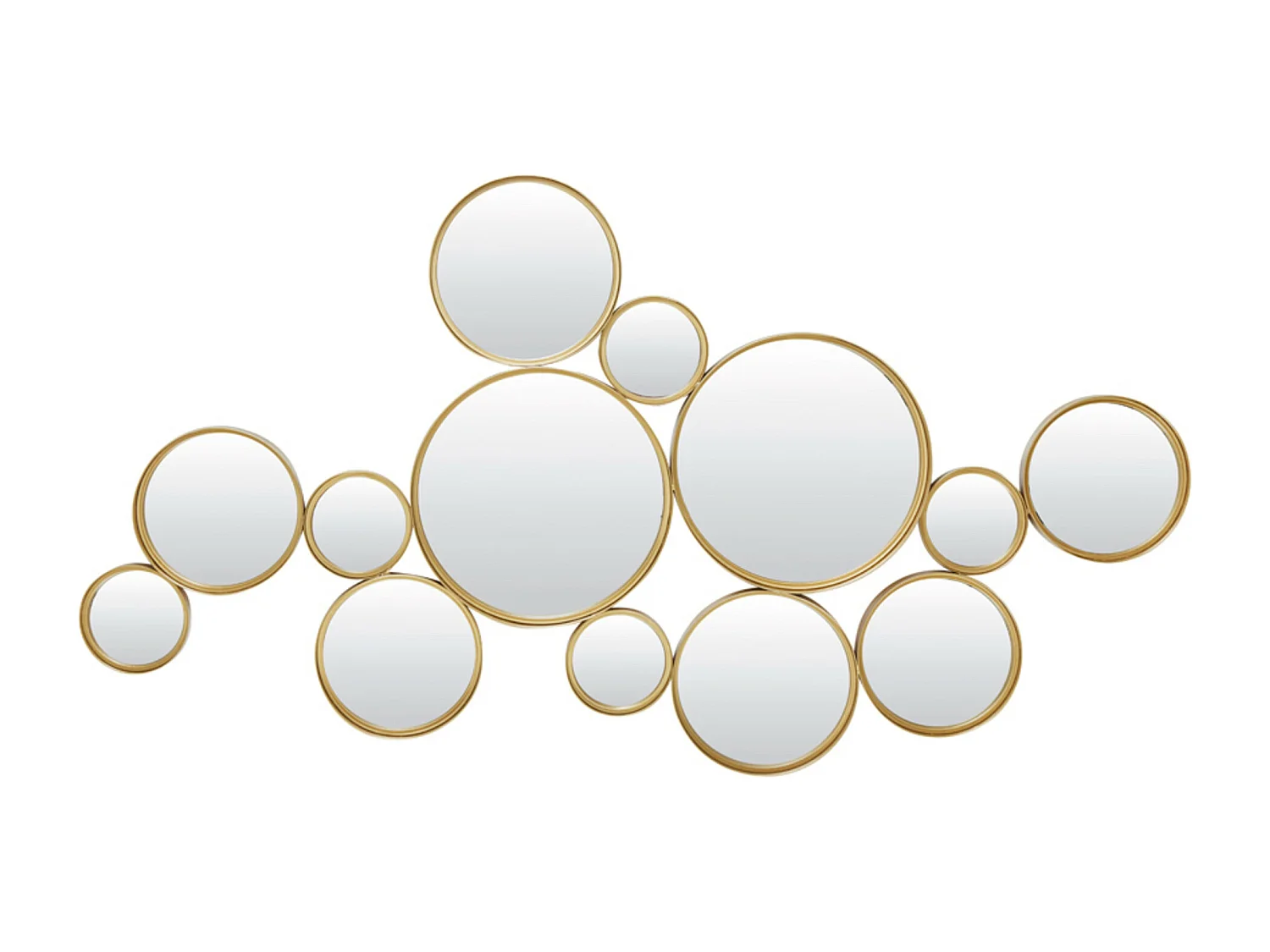 Miroir CIELO - 127x3,5x64,5cm - Doré