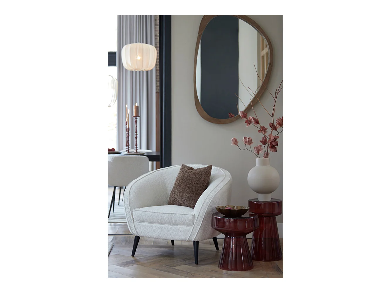 Spiegel SONORA - 120x5x80cm - Braun