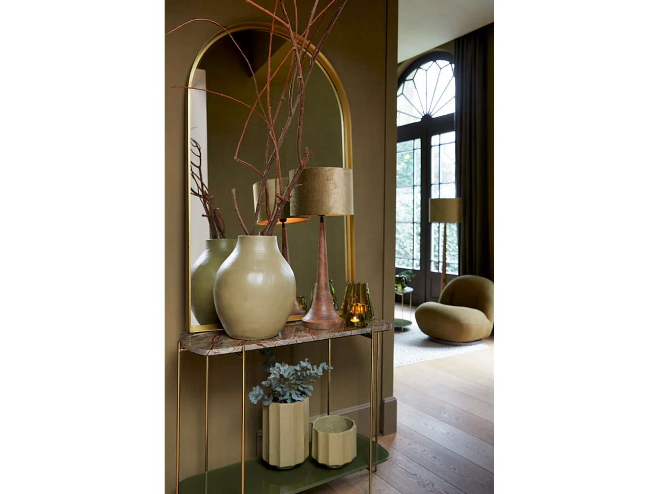 Miroir FERES - 90x5x150cm - Bronze