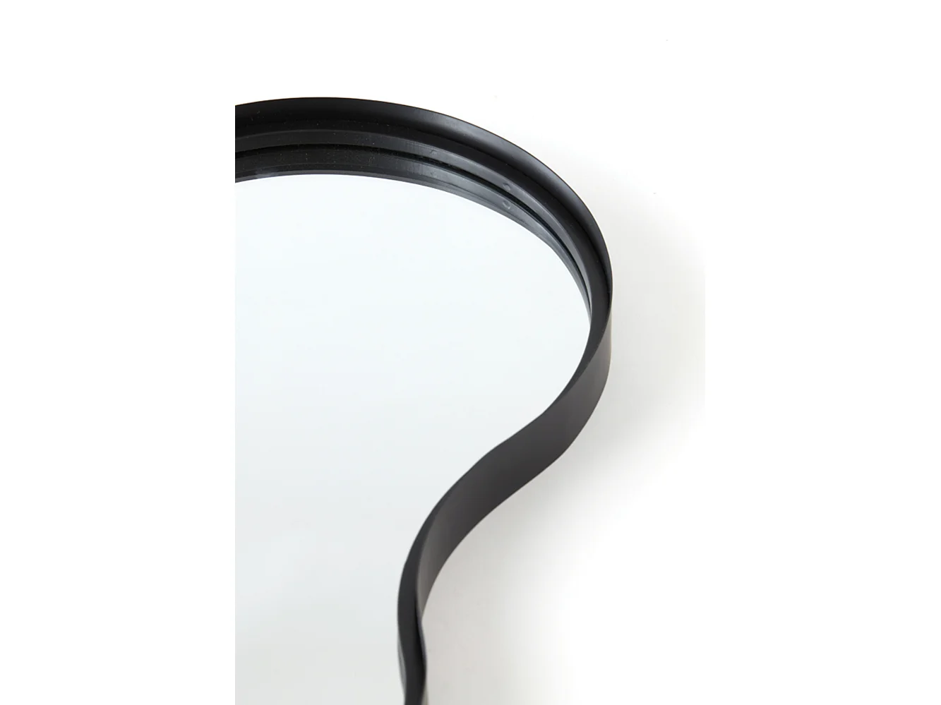 Spiegel LEVU - 39x4x59,5cm - Schwarz