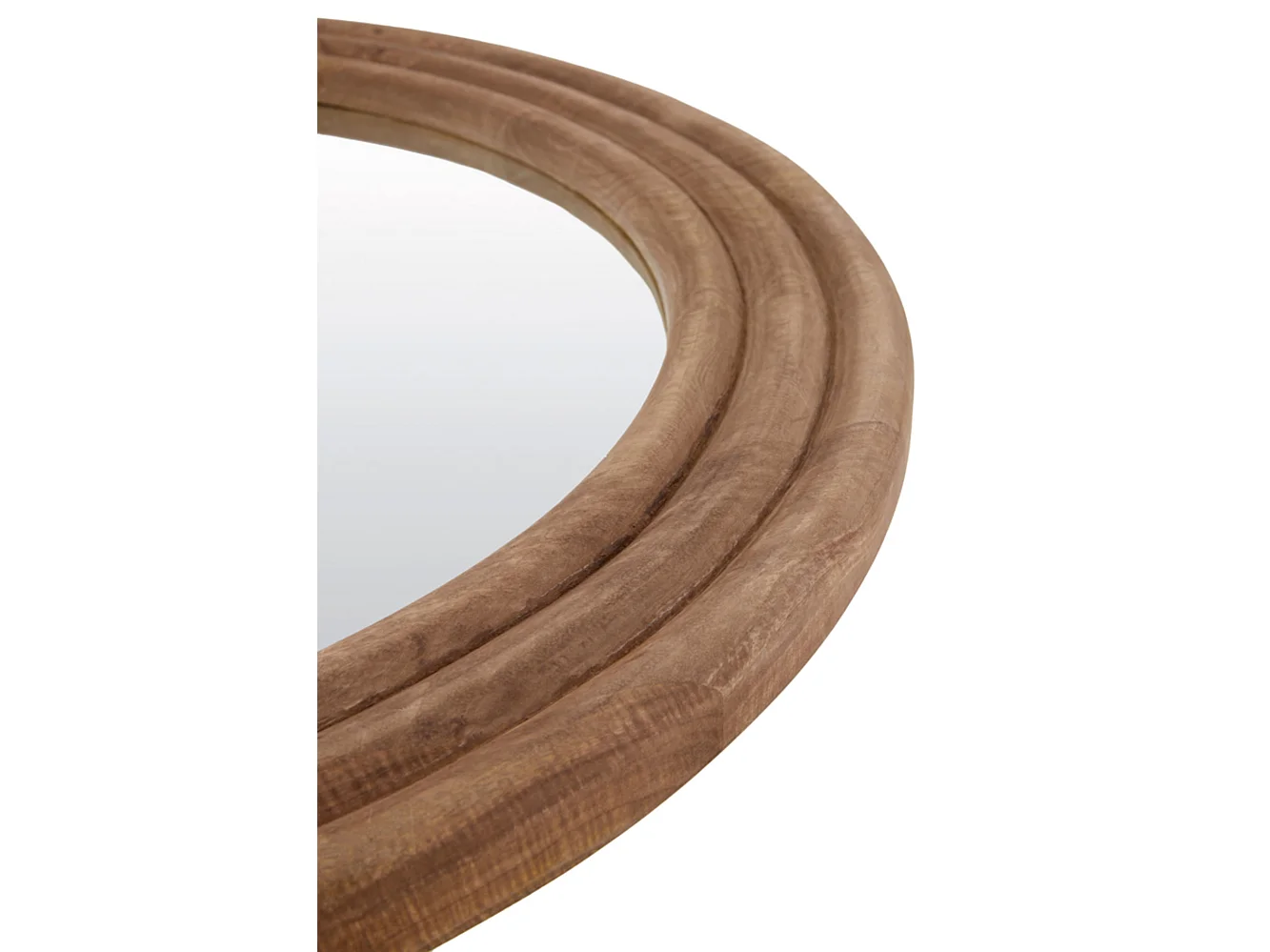 Miroir FLORION - 100x4x100cm - Marron