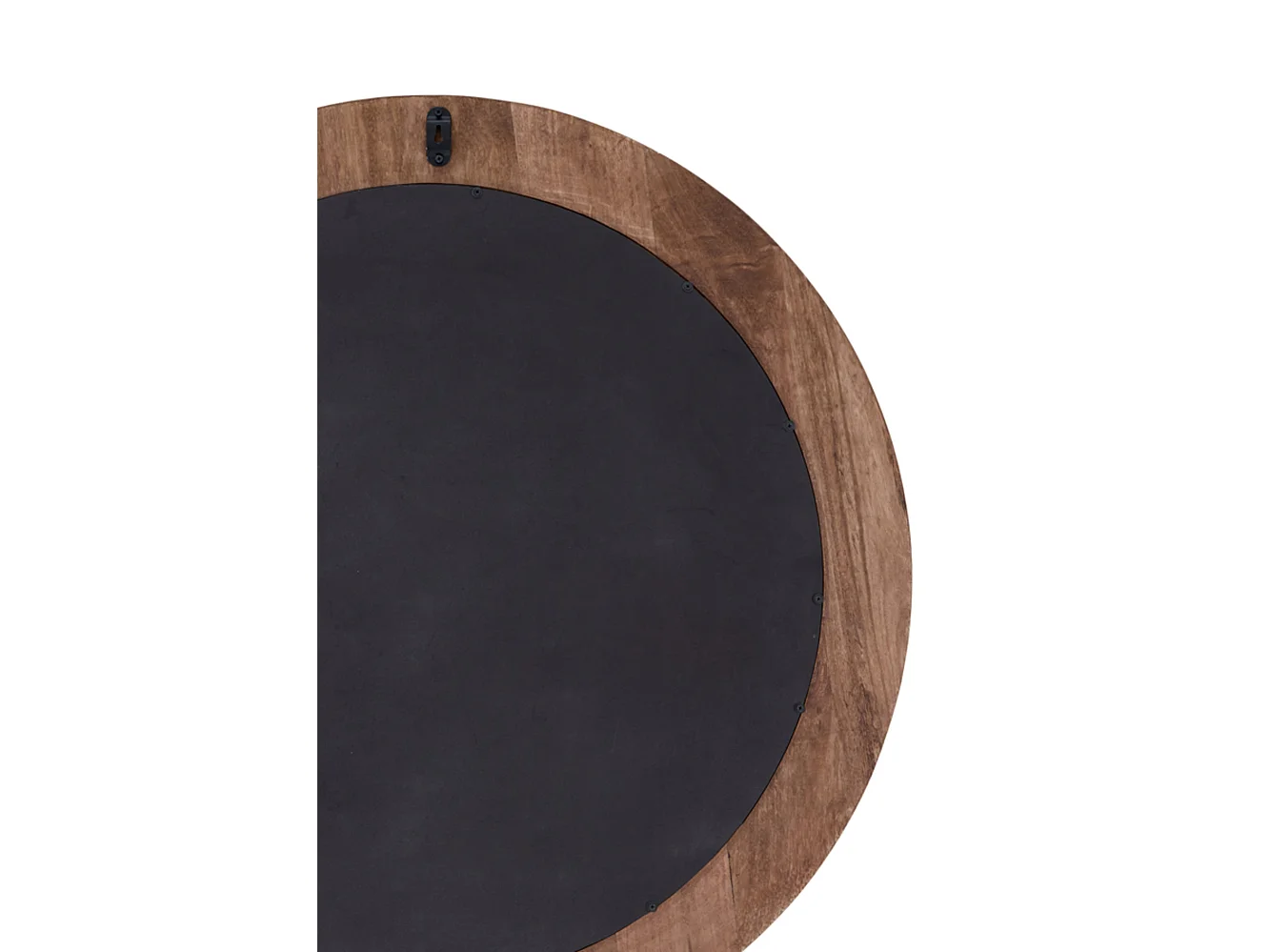 Miroir FLORION - 100x4x100cm - Marron