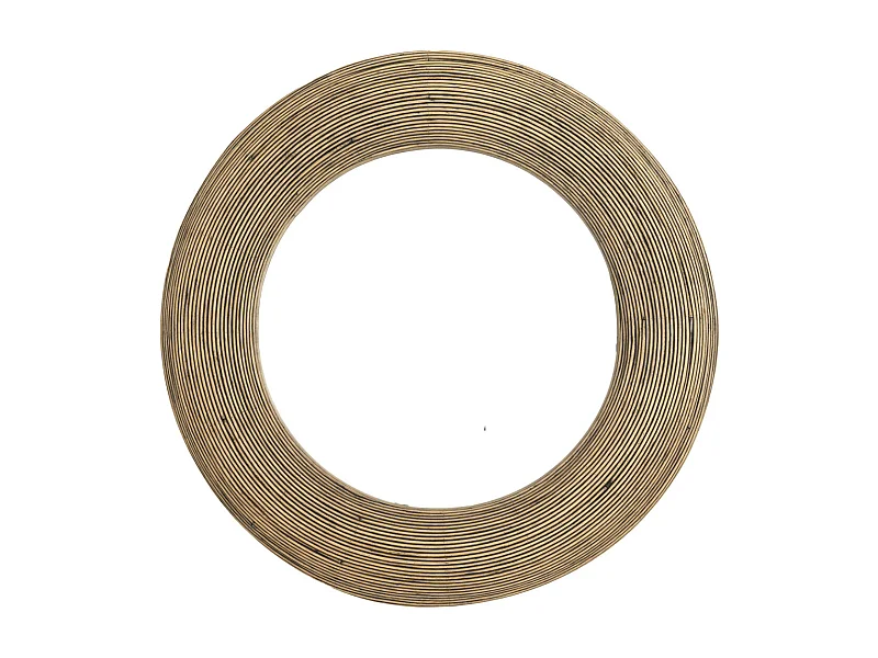 Miroir PIEDRE - 71x4,5x71cm - Marron