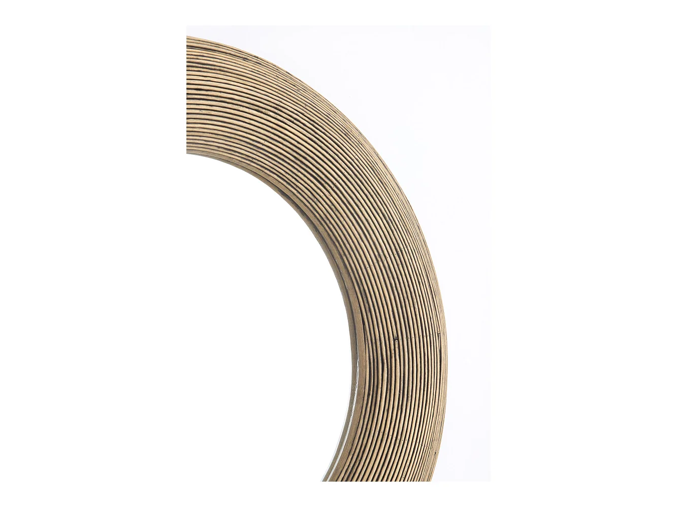 Miroir PIEDRE - 71x4,5x71cm - Marron