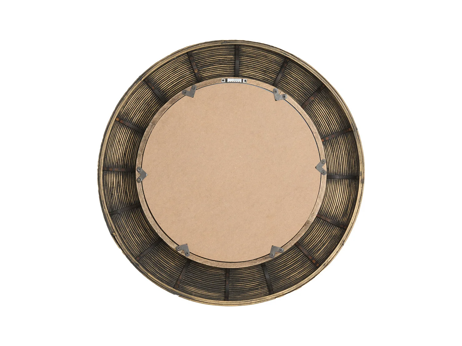 Miroir PIEDRE - 71x4,5x71cm - Marron