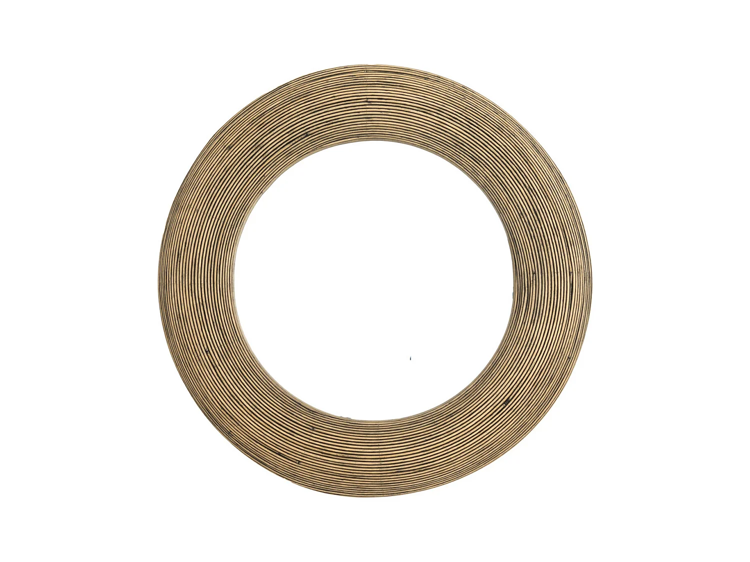 Spiegel PIEDRE - 71x4,5x71cm - Braun