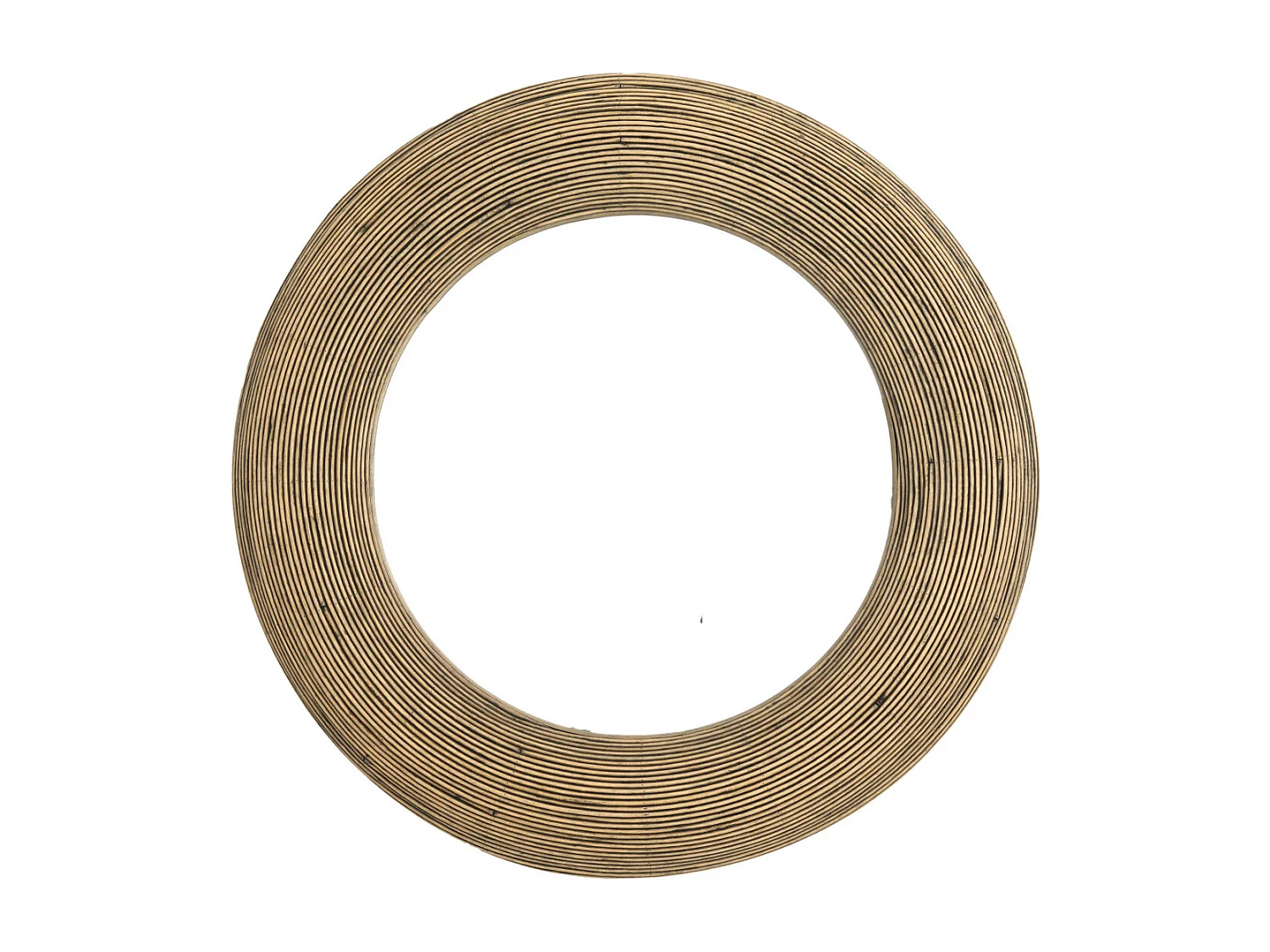 Miroir PIEDRE - 71x4,5x71cm - Marron