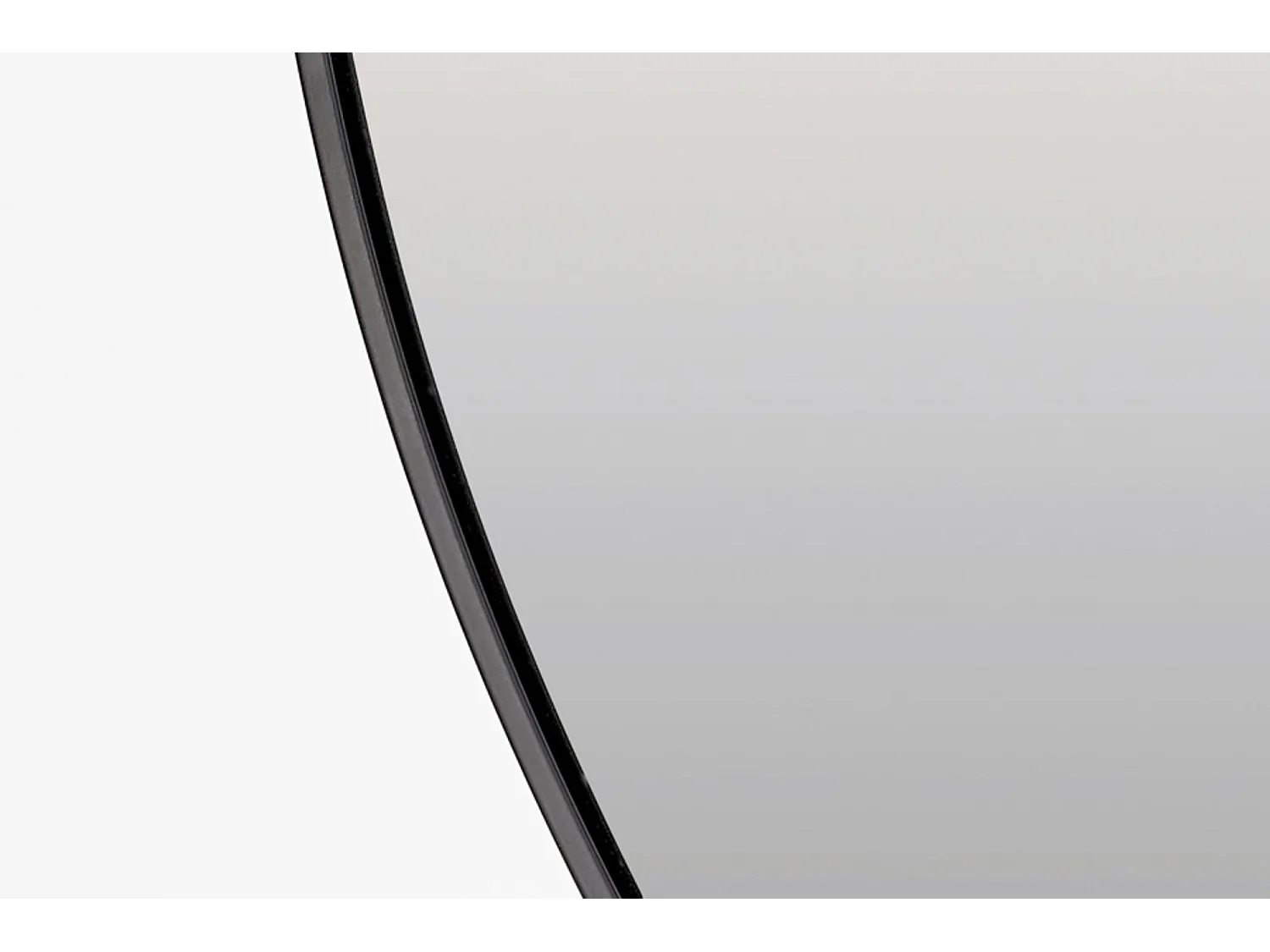 Spiegel ESPEJO - 116x1,5x116cm - Schwarz