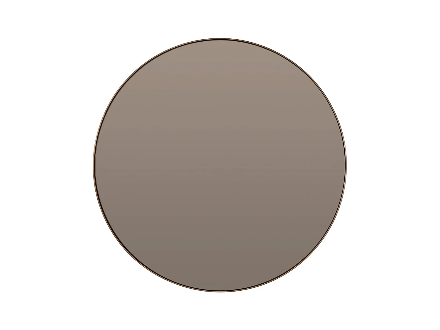 Spiegel ESPEJO - 116x1,5x116cm - Braun