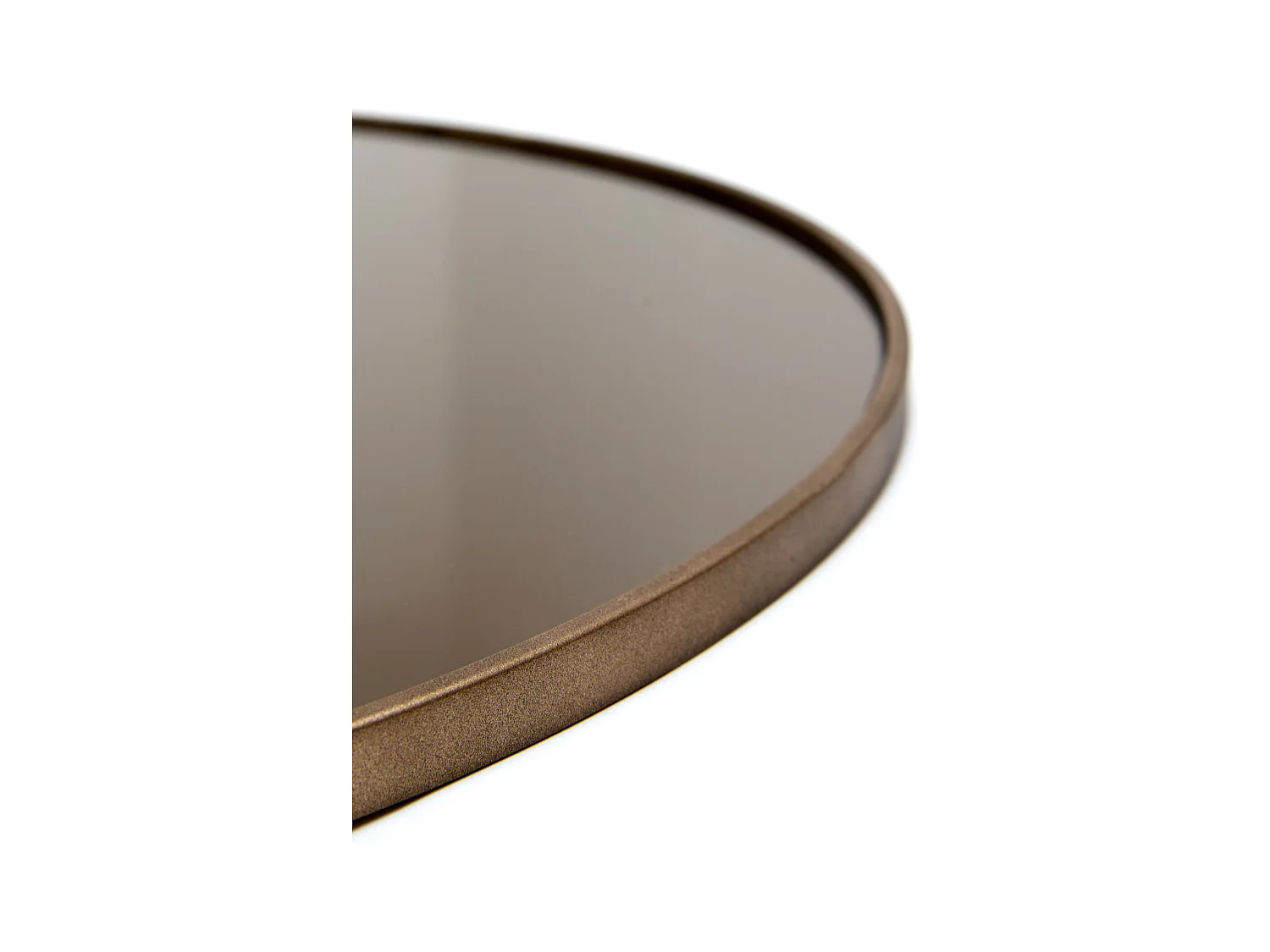 Spiegel ESPEJO - 116x1,5x116cm - Braun