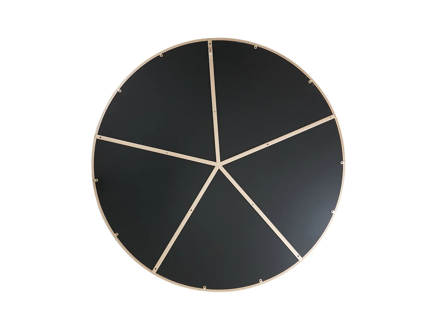 Spiegel ESPEJO - 116x1,5x116cm - Braun