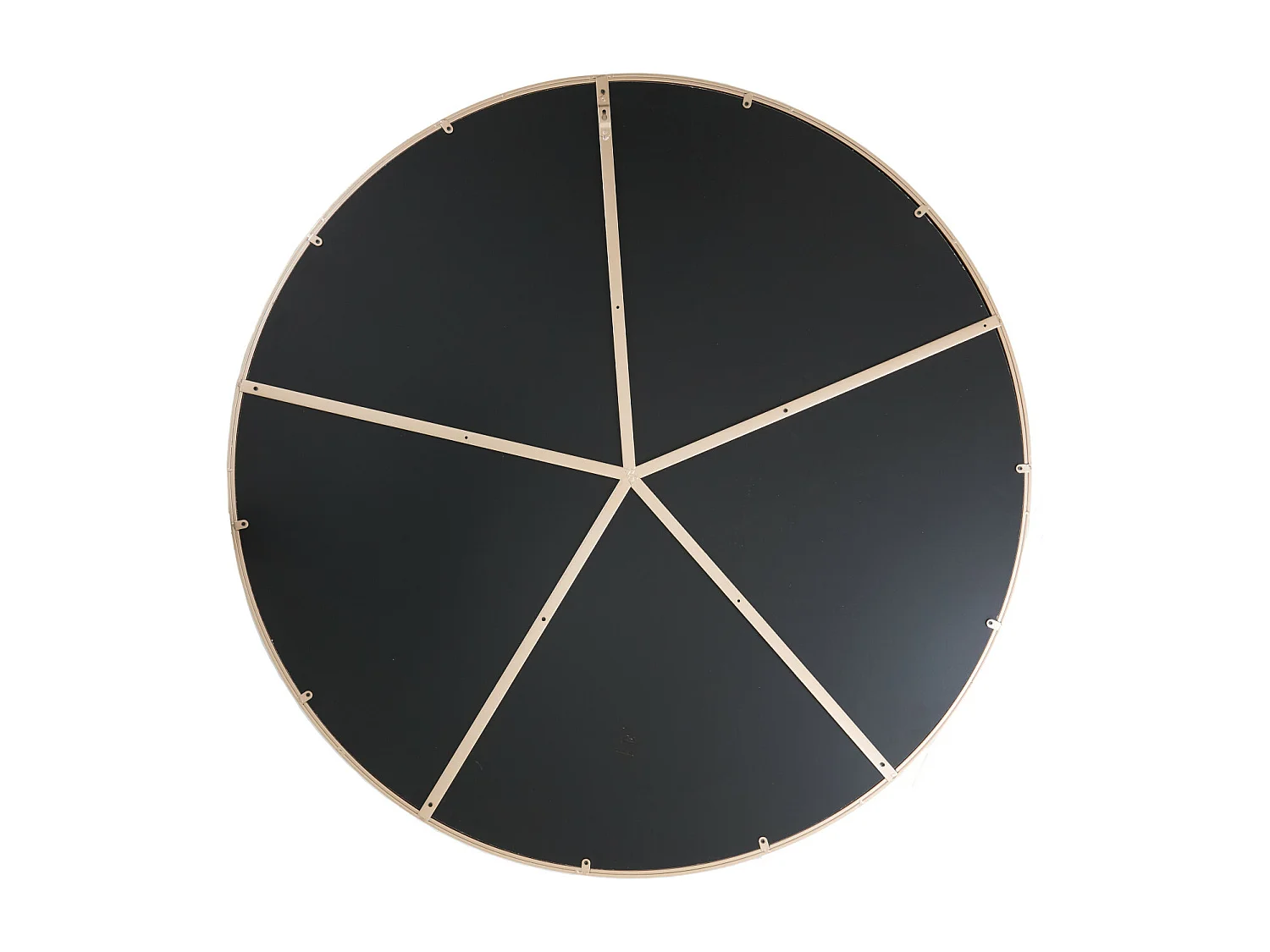 Miroir ESPEJO - 116x1,5x116cm - Marron