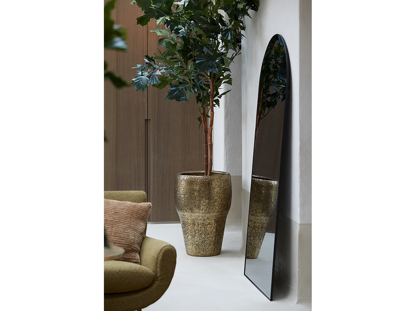 Miroir ZENETO - 80x1,5x180cm - Gris