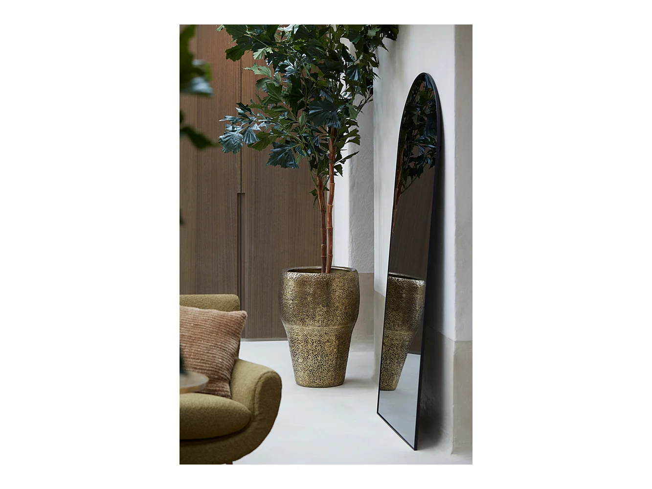 Miroir ZENETO - 80x1,5x180cm - Gris