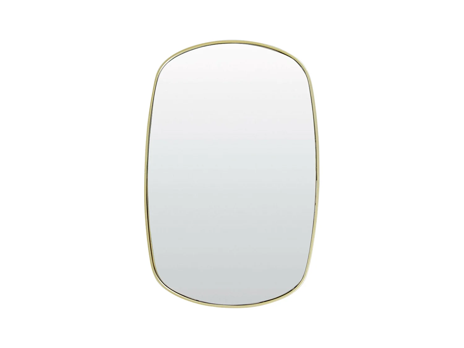 Miroir BRALO - 36x1,5x55cm - Doré