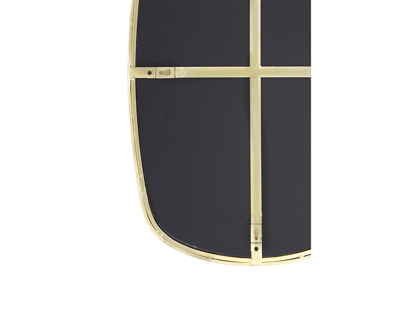 Miroir BRALO - 36x1,5x55cm - Doré