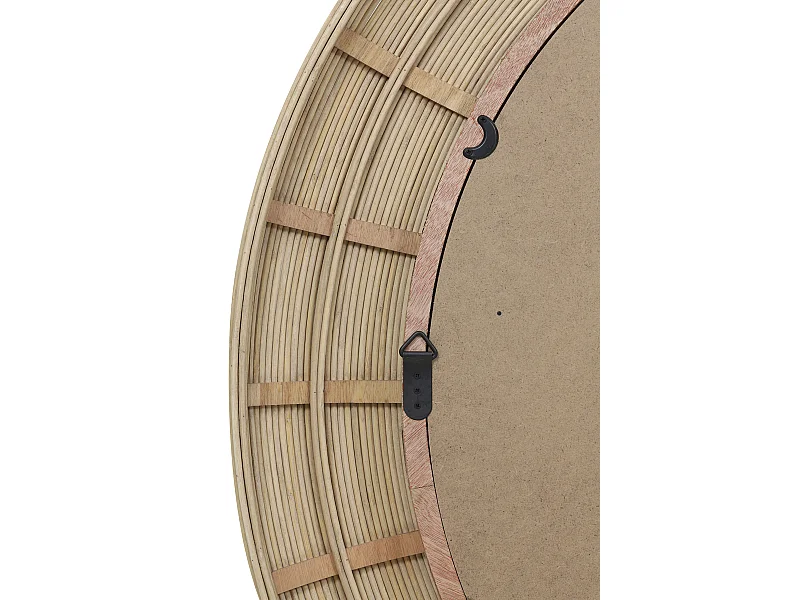 Miroir PIEDRE - 109,5x4,5x109,5cm - Marron